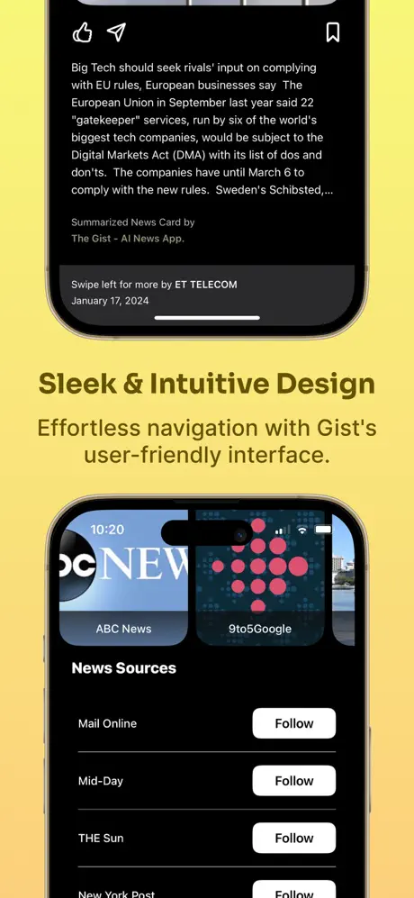 Sleek & Intuitive Design